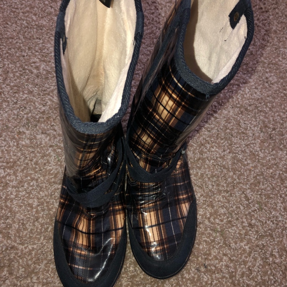 Sports Plaid boots 10M